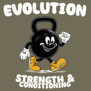 EVOLUTION - TINY TITAN - MEN'S T-SHIRT - MILITARY GREEN - 6QSM3B Design