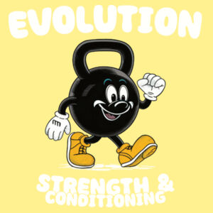 EVOLUTION - TINY TITAN - WOMEN'S FITTED T-SHIRT - BANANA CREAM - GJVWN6 Design