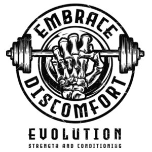 EVOLUTION - EMBRACE DISCOMFORT - MEN'S T-SHIRT - WHITE - DJPGCB Design