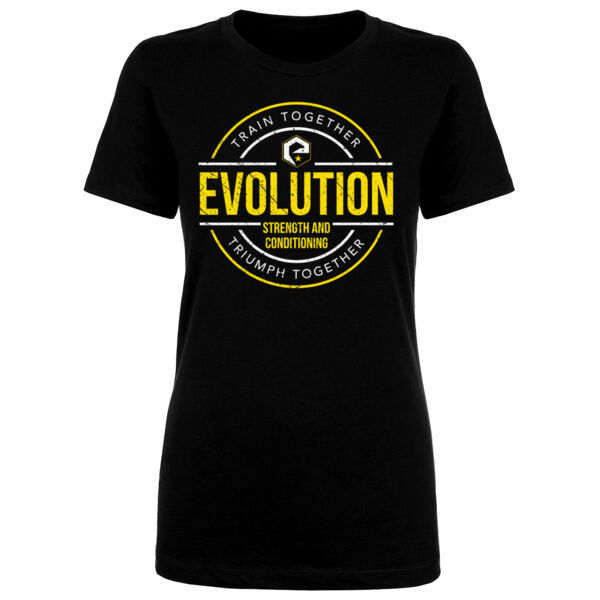 TRIUMP TOGETHER - WOMEN'S FITTED T-SHIRT - BLACK - FYBK46 Thumbnail