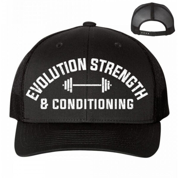EVOLUTION STRENGTH & CONDITIONING - SNAPBACK HAT - BLACK - $KEQ6R2$ Thumbnail