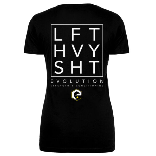 EVOLUTION - LFT HVY SHT - WOMEN'S FITTED T-SHIRT - BLACK - HZ2V5N Thumbnail