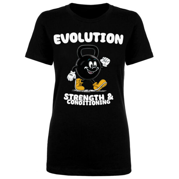 EVOLUTION - TINY TITAN - WOMEN'S FITTED T-SHIRT - BLACK - UC1NZA Thumbnail
