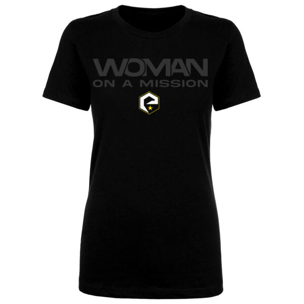 EVOLUTION - WOMAN ON A MISSION - WOMEN'S FITTED T-SHIRT - $E8K9RF$ Thumbnail